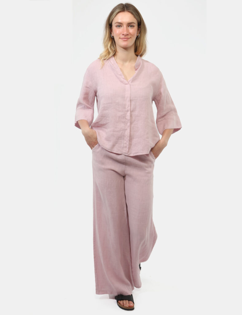 Pantaloni da donna larghi scontati - Pantalone Rue De Clerie Rosa