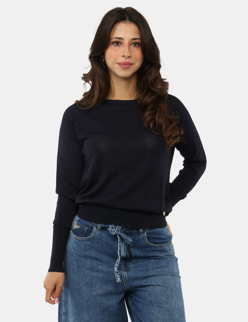 Abbigliamento donna scontato - Maglia Yes Zee Blu