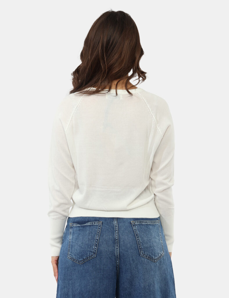 Abbigliamento donna scontato - Maglia Yes Zee Bianca