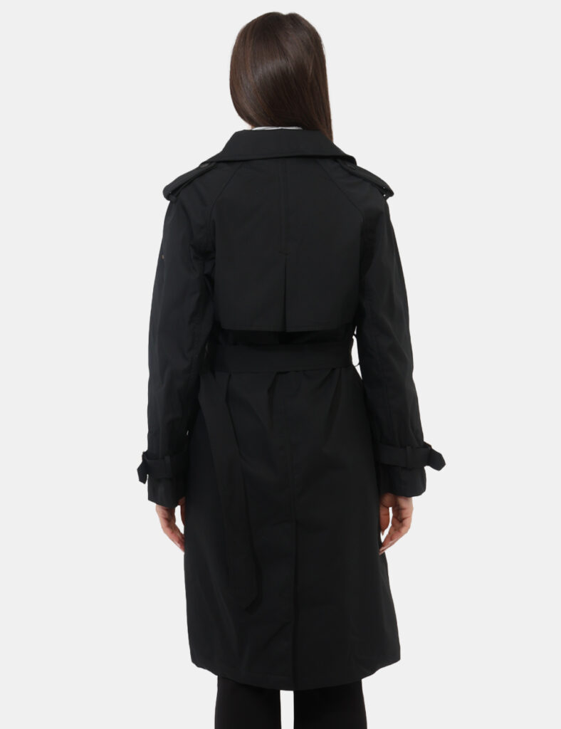 Abbigliamento donna scontato - Trench Yes Zee Nero