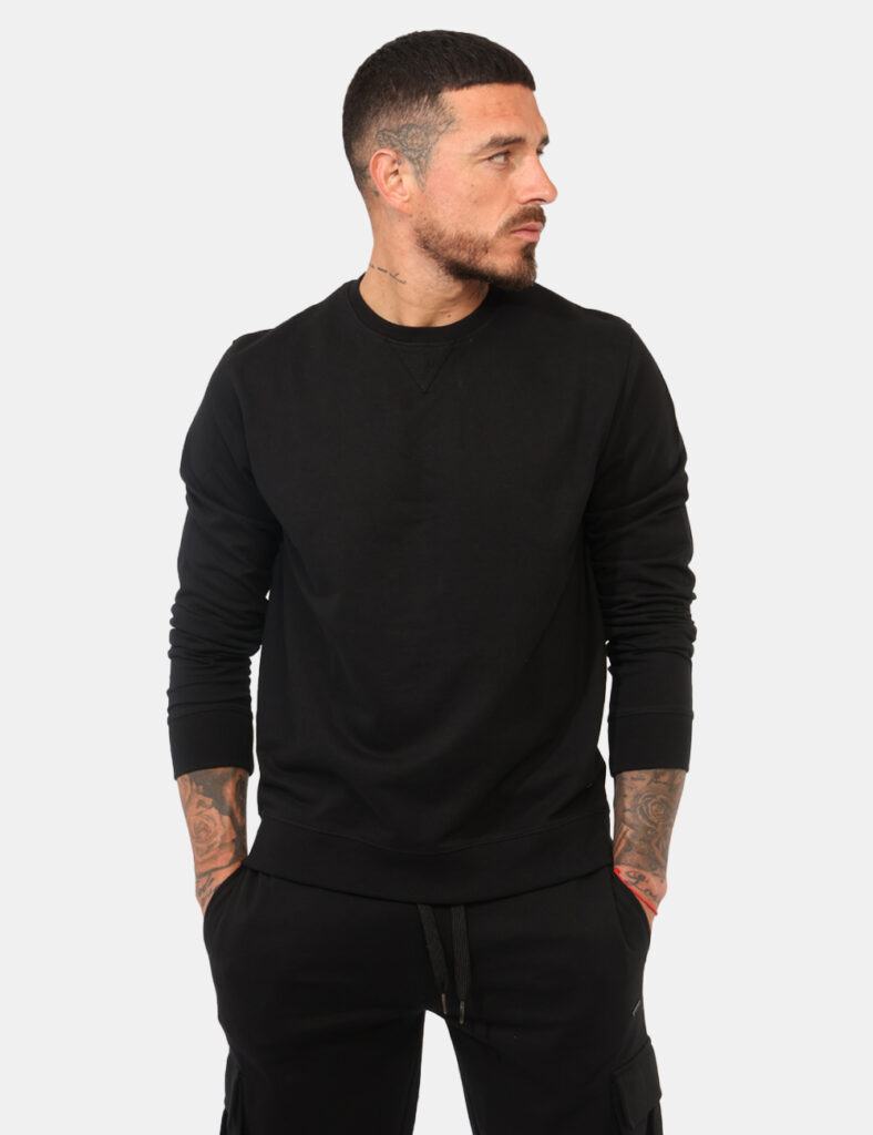 abbigliamento uomo sportivo comodo - Felpa Concept83 Nero