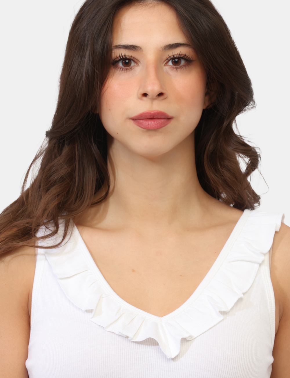 PL506050-OB_WHITE-P800_PE26_3 Top Pepe Jeans Bianco - Top PEPE JEANS Bianco da donna Il Top PEPE JEANS Bianco è un capo essenziale e raffinato, perfetto p