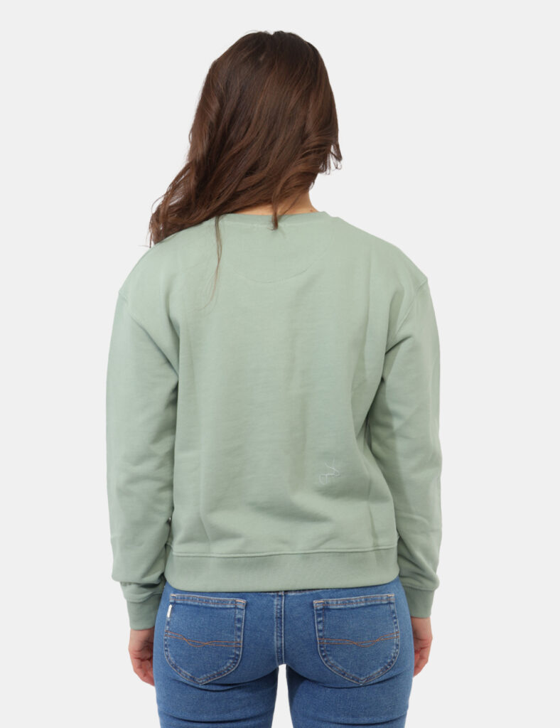 Felpa Pepe Jeans Verde - Felpa PEPE JEANS Verde da donna La Felpa PEPE JEANS Verde è il capo perfetto per aggiungere un tocc