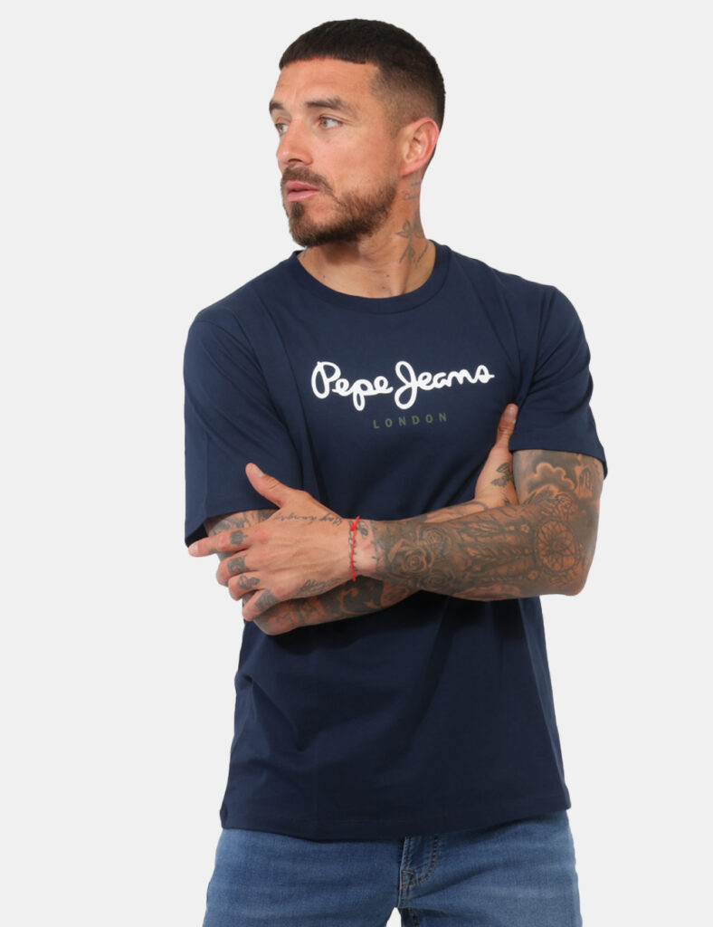 T-shirt uomo scontata - T-shirt Pepe Jeans Grigia