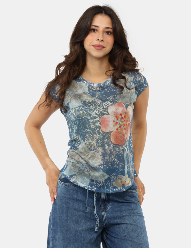 Abbigliamento donna scontato - T-shirt Yes Zee Fantasia