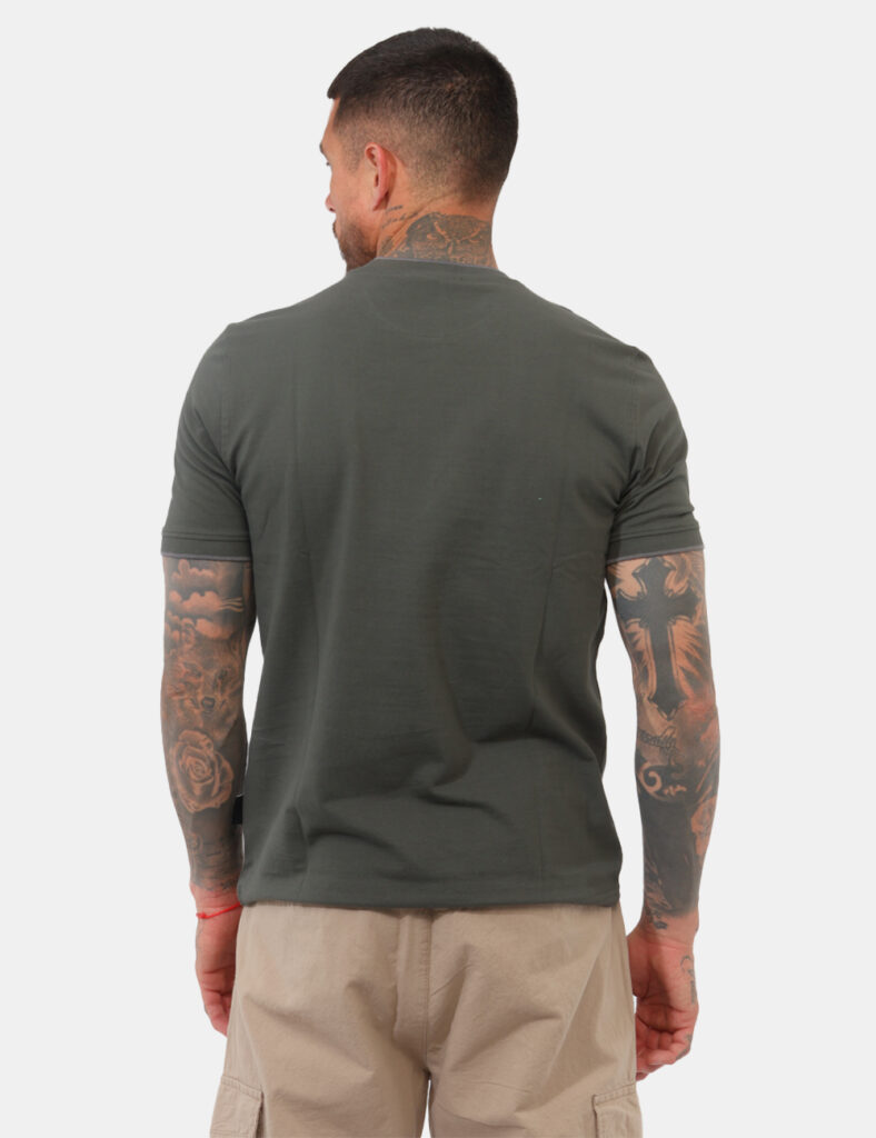 T-shirt uomo scontata - T-shirt Yes Zee Verde