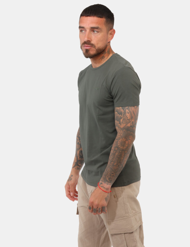 T-shirt uomo scontata - T-shirt Yes Zee Verde