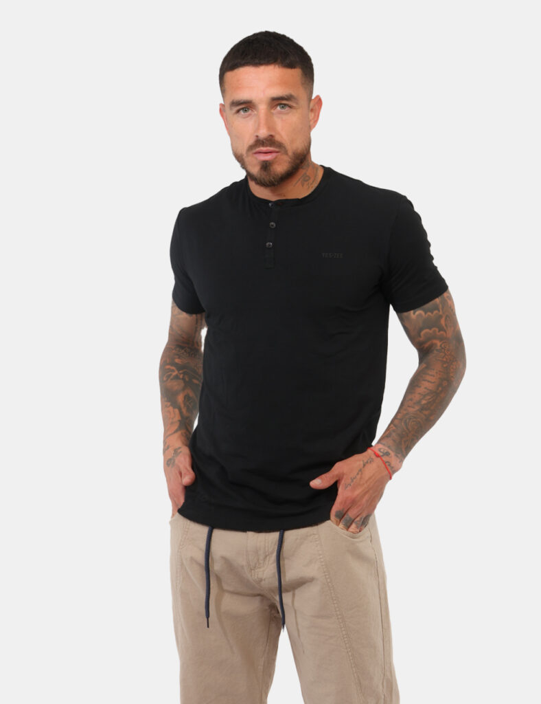T-shirt uomo scontata - T-shirt Yes Zee Nera