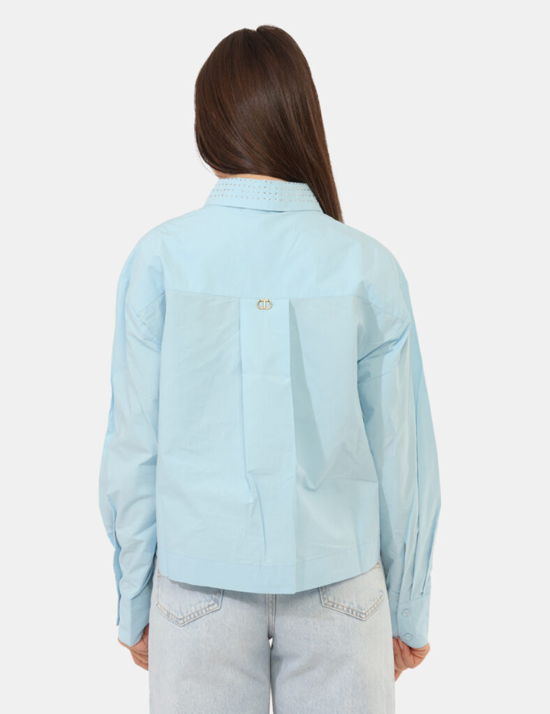 Abbigliamento donna scontato - Camicia Twin Set Azzurra