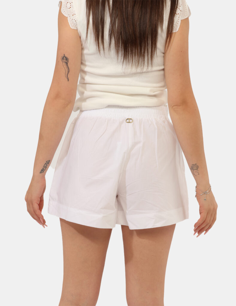 Abbigliamento donna scontato - Shorts Twin Set Bianchi