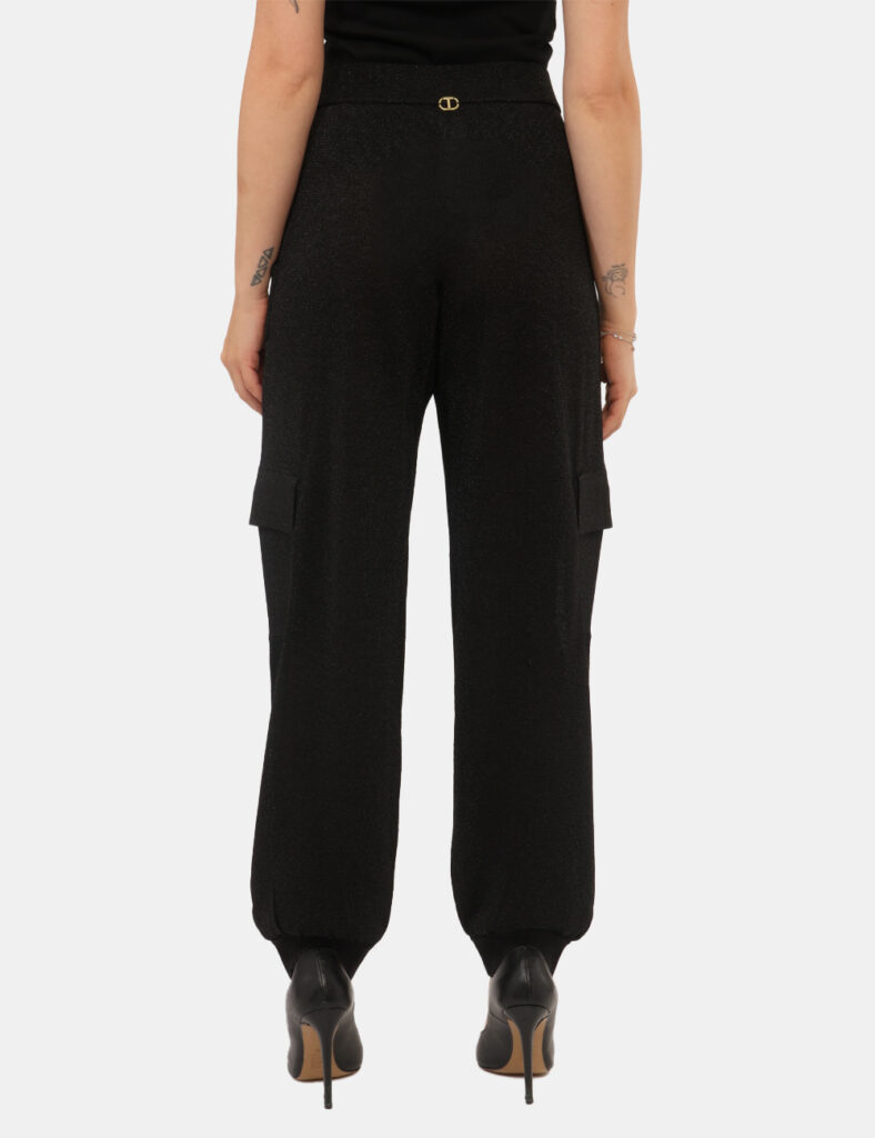 Abbigliamento donna scontato - Pantalone Twin Set Nero