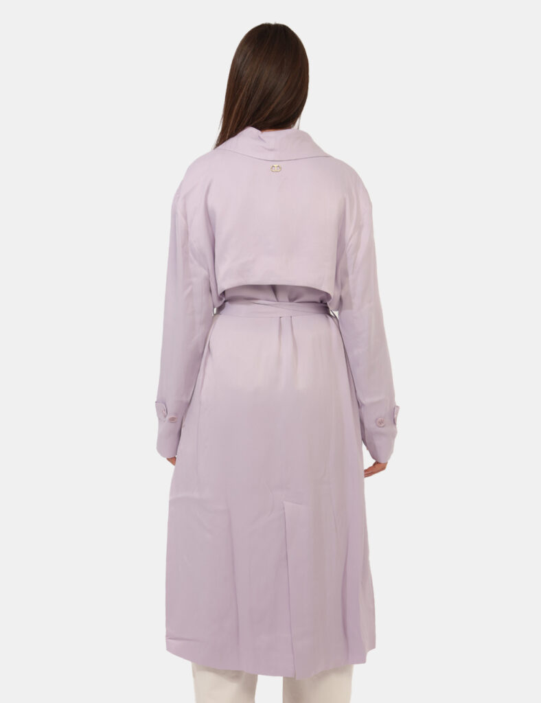Abbigliamento donna scontato - Trench Twin Set Lilla