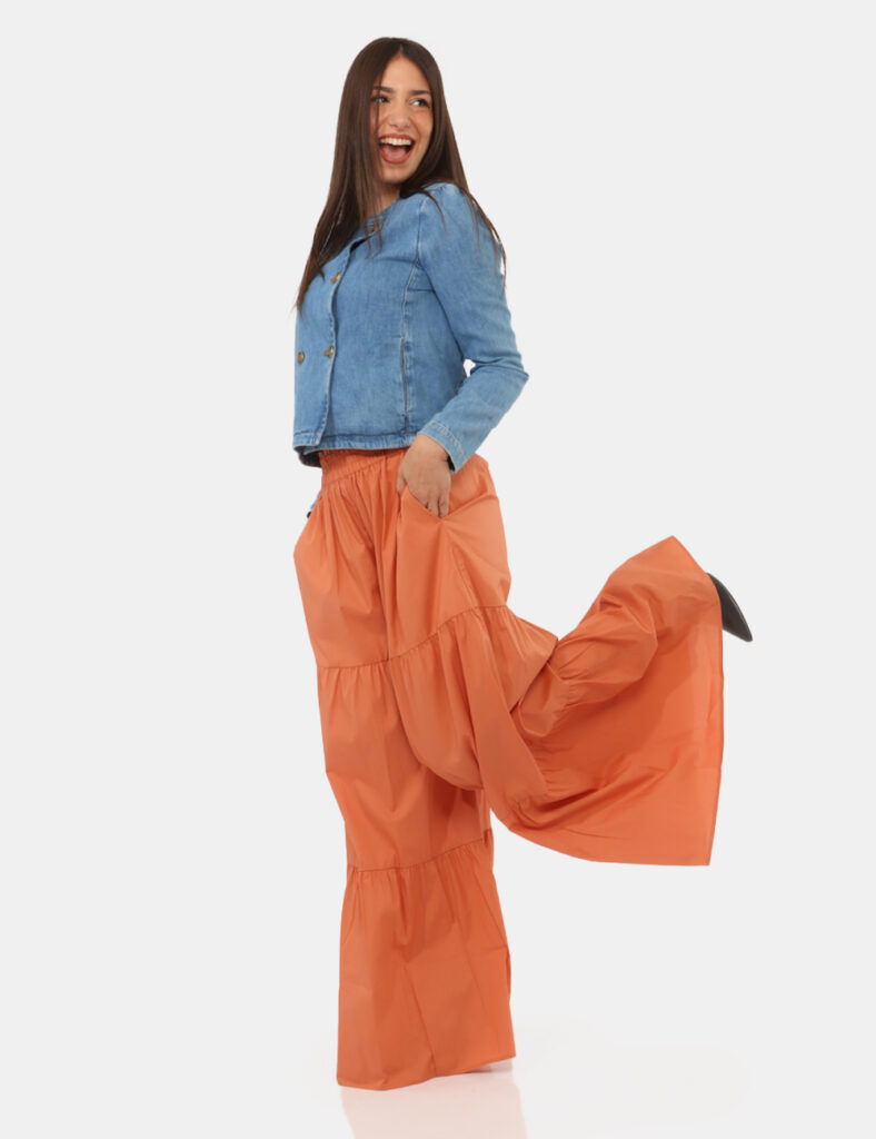 Abbigliamento donna scontato - Pantalone Twin Set Arancione
