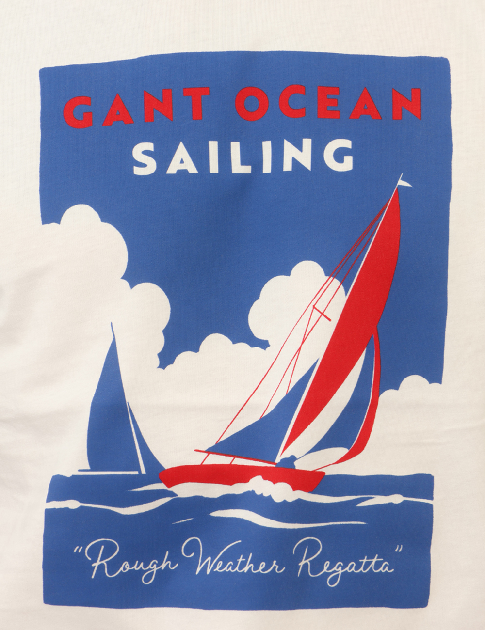 2501-2003305-SB_113_PE26_4 T-shirt Gant Bianca - T-shirt GANT Bianca da uomo Fresca, versatile e perfetta per la stagione primavera estate, questa T-sh