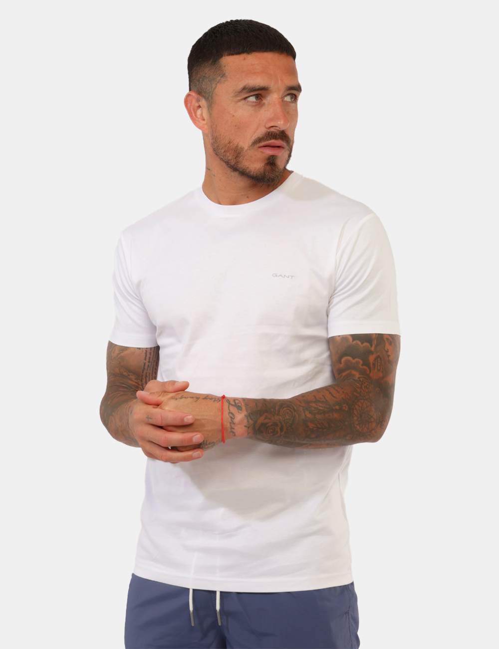 2501-2013035-SB_110_PE26_1 T-shirt Gant Bianca - T-shirt GANT Bianca da uomo Essenziale, versatile e perfetta per la stagione primavera estate, questa