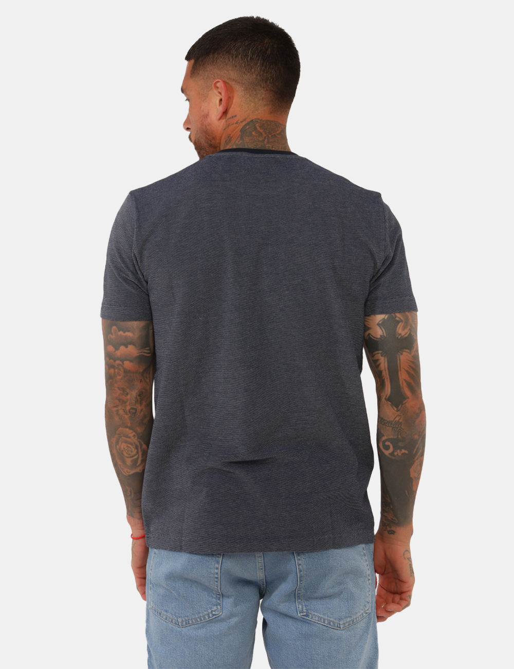 2501-2013083-SB_423_PE26_2 T-shirt Gant Blu - T-shirt GANT Blu da uomo Versatile, moderna e curata nei dettagli, questa T-shirt GANT Blu è il capo idea