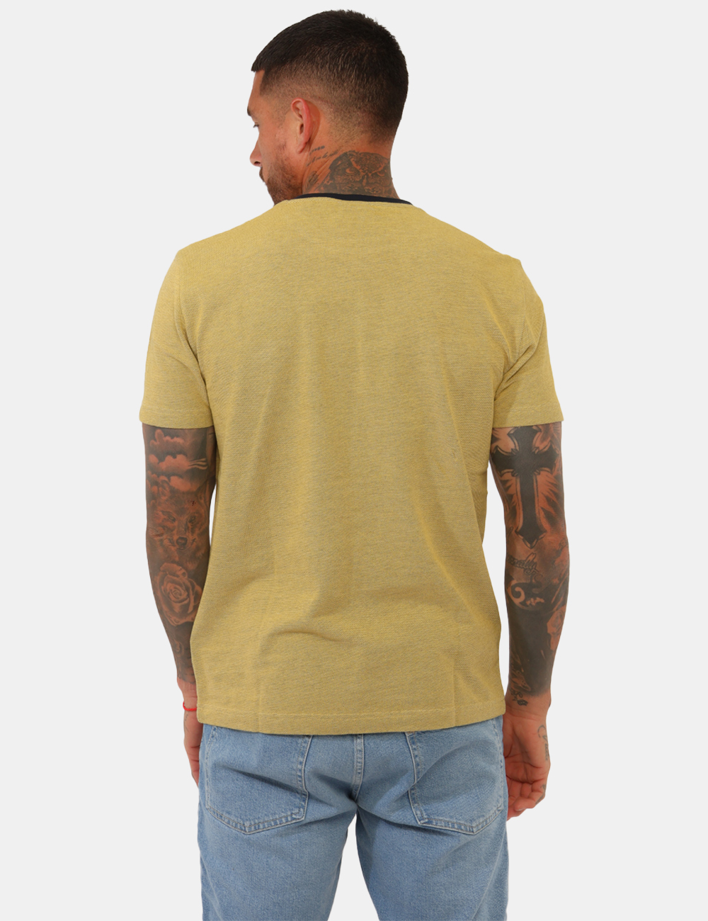 2501-2013083-SB_714_PE26_2 T-shirt Gant Gialla - T-shirt GANT Gialla da uomo Fresca, dinamica e perfetta per la bella stagione, questa T-shirt GANT Gia