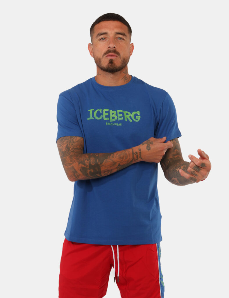T-shirt Iceberg Blu