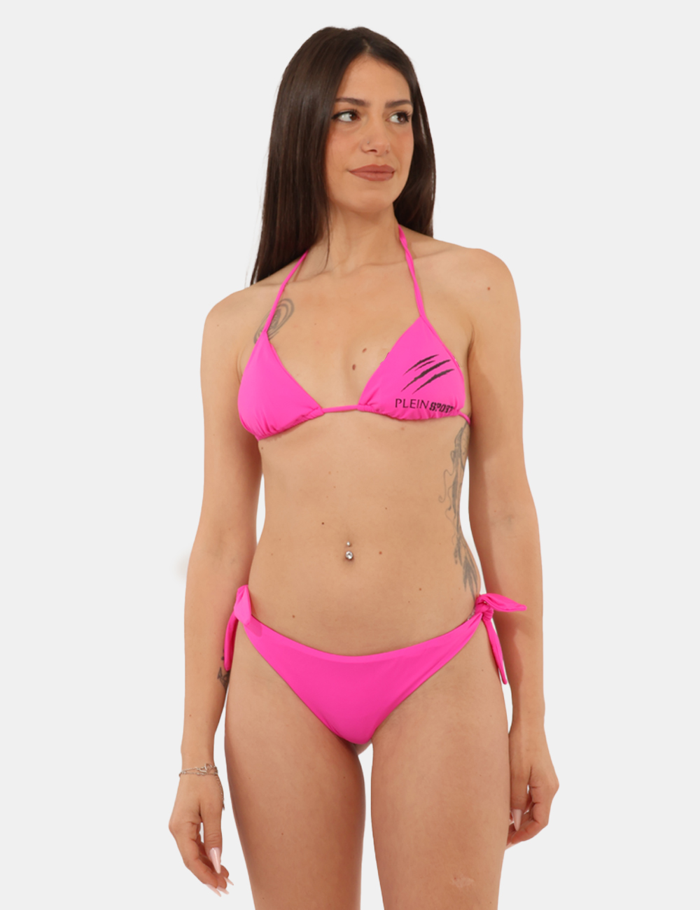 25WBT02-SB_FUXIA_PE26_1 Slip costume Plein Sport Fucsia - Slip costume PLEIN SPORT fucsia da donna Vivace, femminile e perfetto per l’estate, questo