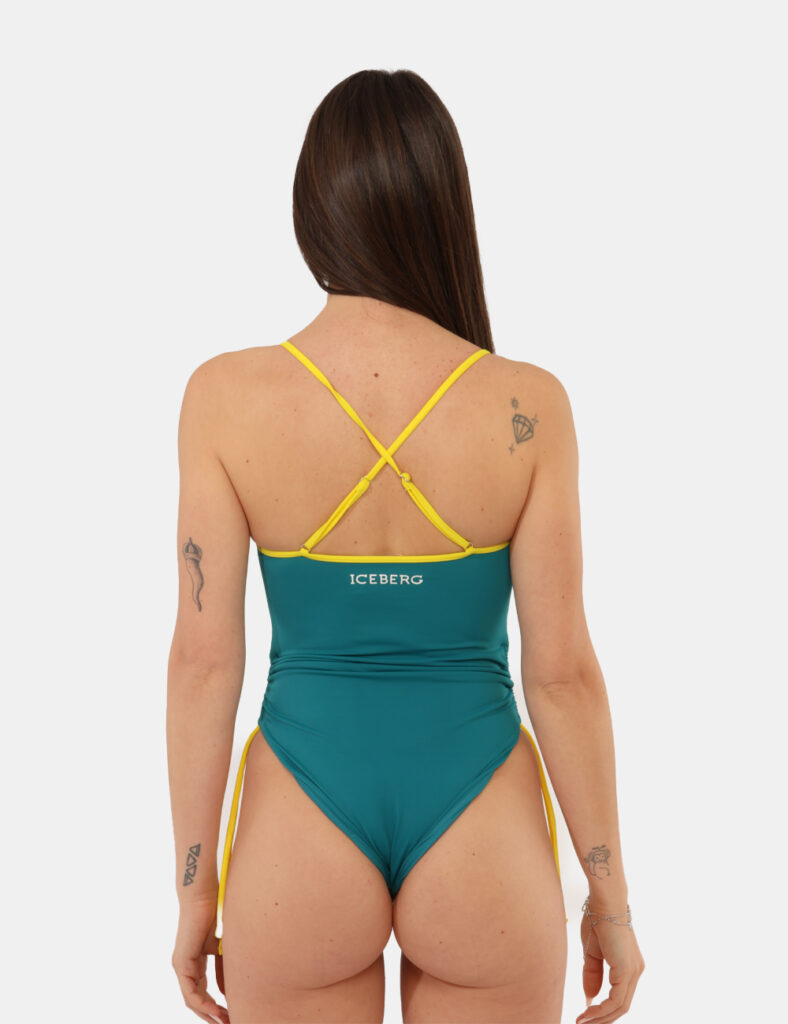 Costume donna scontato - Costume intero Iceberg Verde