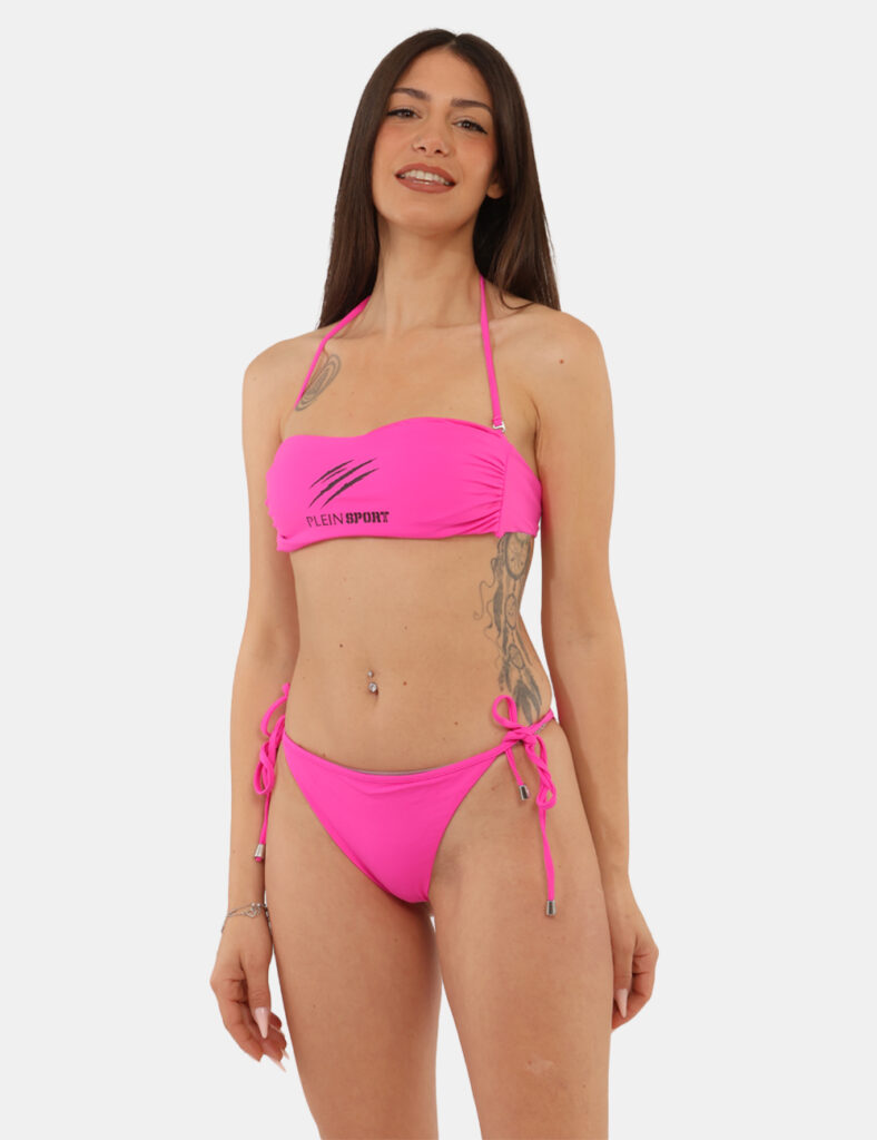 Costume donna scontato - Top costume Plein Sport Fucsia