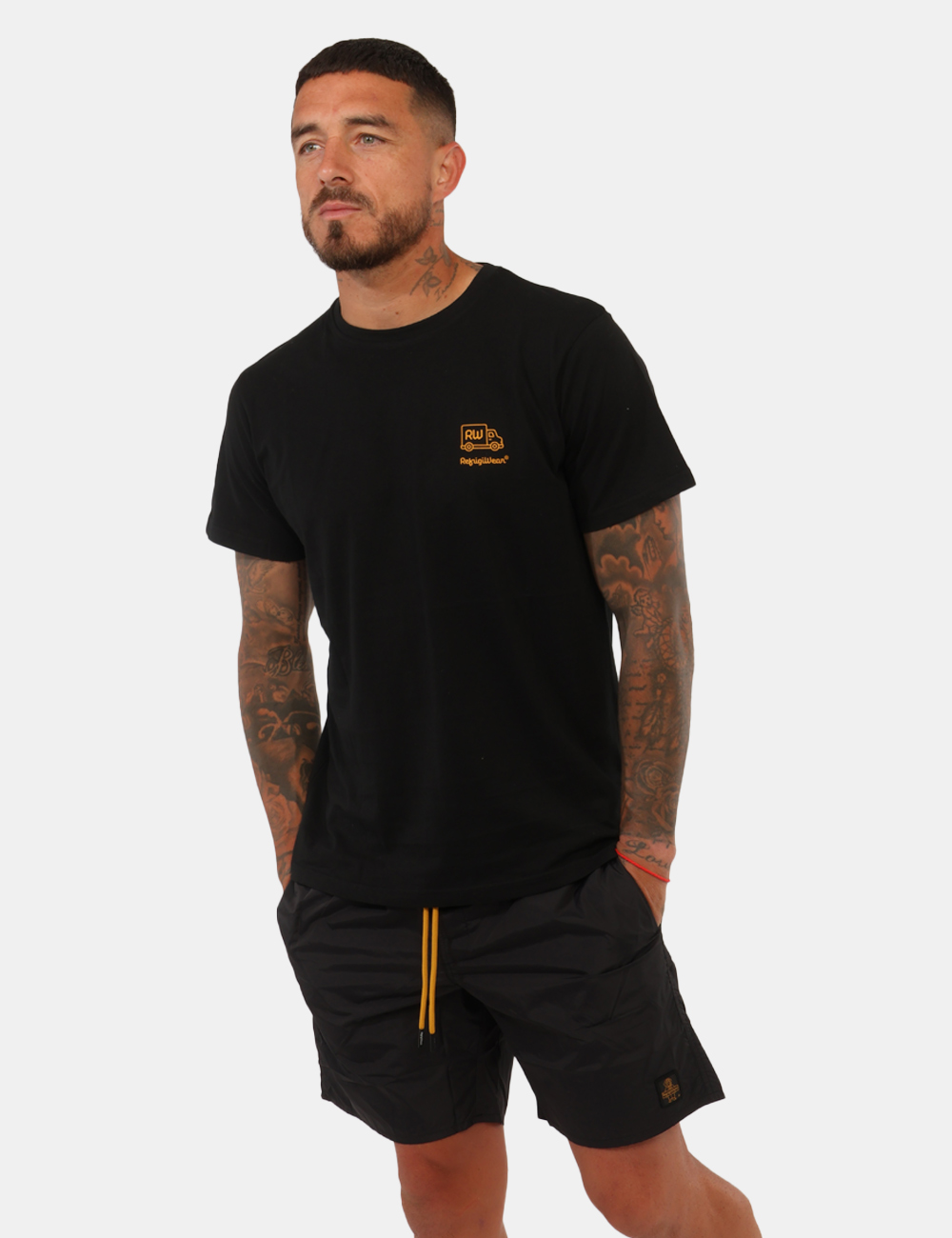 26MBM01-SB_BLACK_PE26_1 Costume Refrigiwear Nero - Costume REFRIGIWEAR nero da uomo Pratico, versatile e perfetto per affrontare la stagione estiva