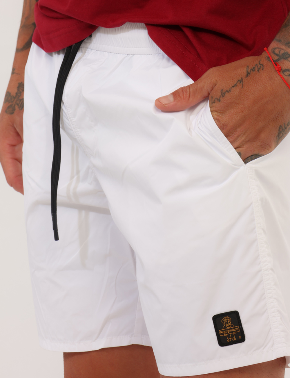 26MBM01-SB_OPTIC-WHITE_PE26_4 Costume Refrigiwear Bianco - Costume REFRIGIWEAR bianco da uomo Fresco, essenziale e perfetto per la stagione estiva, questo