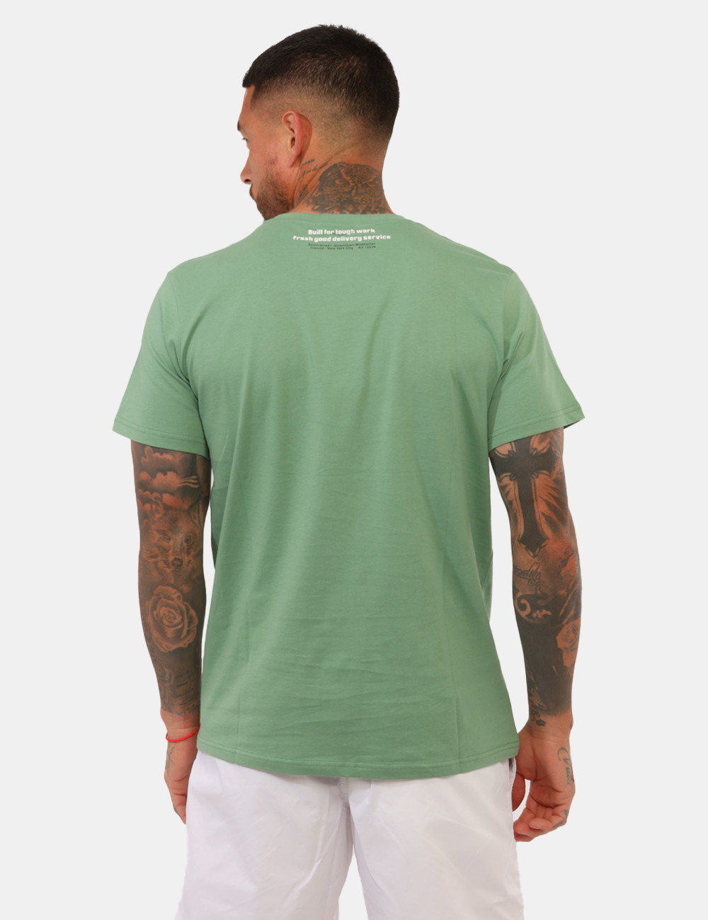 26MTS01-SB_SAGE_PE26_2 T-shirt Refrigiwear Verde - T-shirt REFRIGIWEAR verde da uomo Pratica, versatile e perfetta per la stagione primavera estate