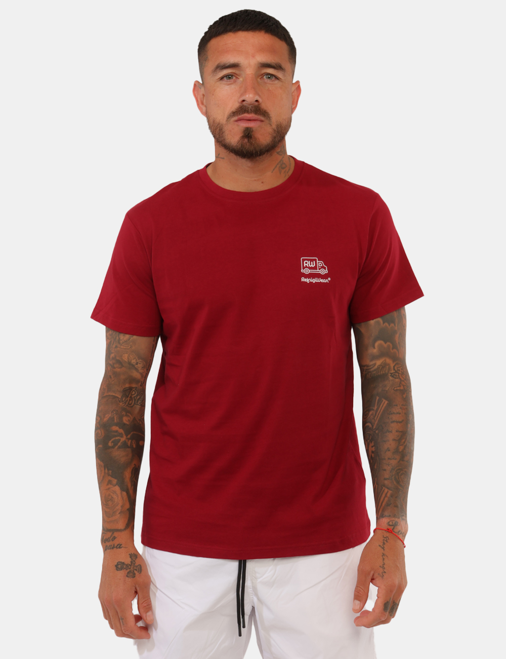 26MTS03-SB_BORDEAUX_PE26_5 T-shirt Refrigiwear Bordeaux - T-shirt REFRIGIWEAR bordeaux da uomo Moderna, versatile e perfetta per completare i look casu