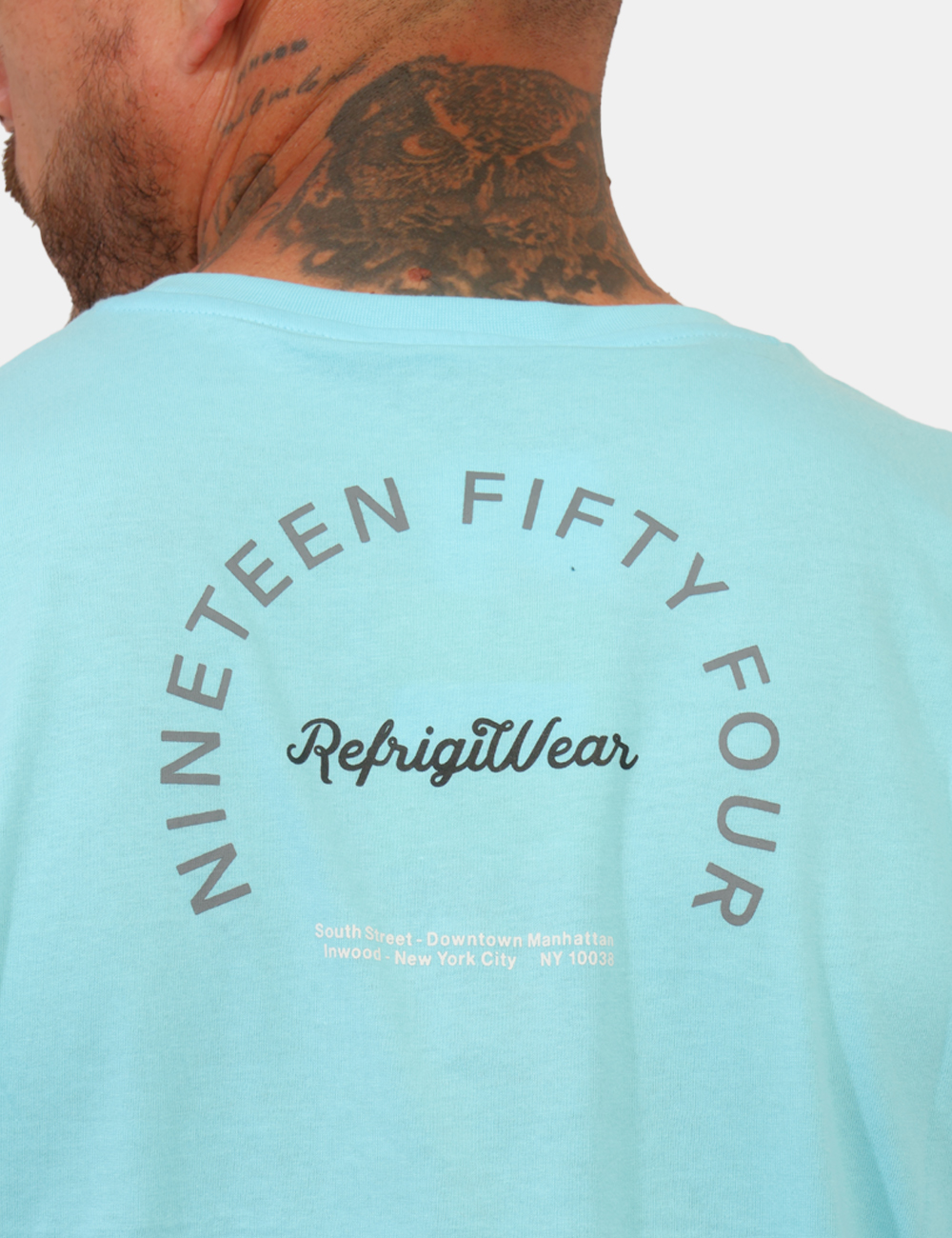 26MTS03-SB_BREEZE_PE26_4 T-shirt Refrigiwear Azzurro - T-shirt REFRIGIWEAR azzurra da uomo Fresca, versatile e perfetta per completare i look casual