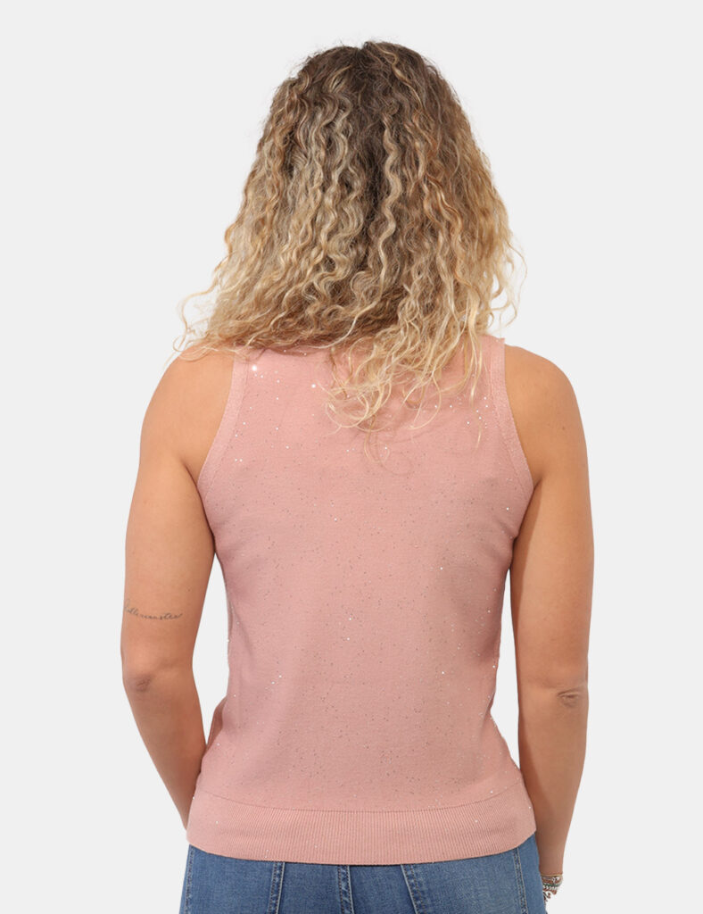 T-shirt da donna scontata - Top Materica Rosa
