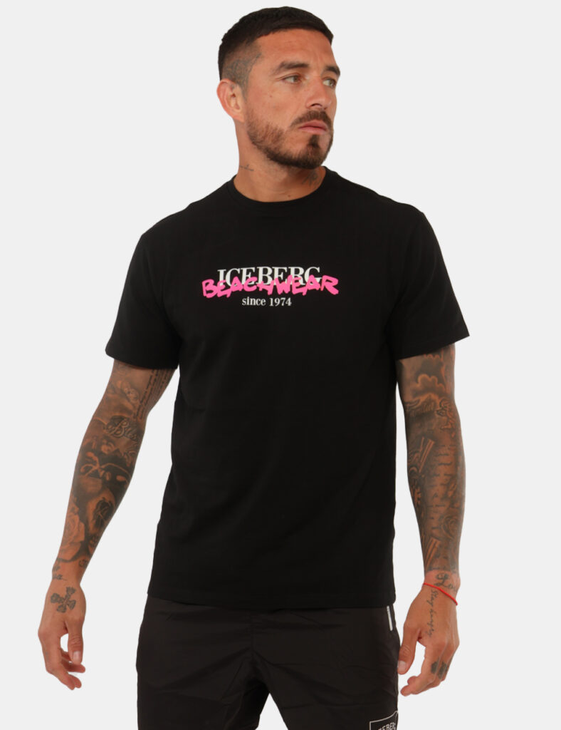 T-shirt Iceberg Nera