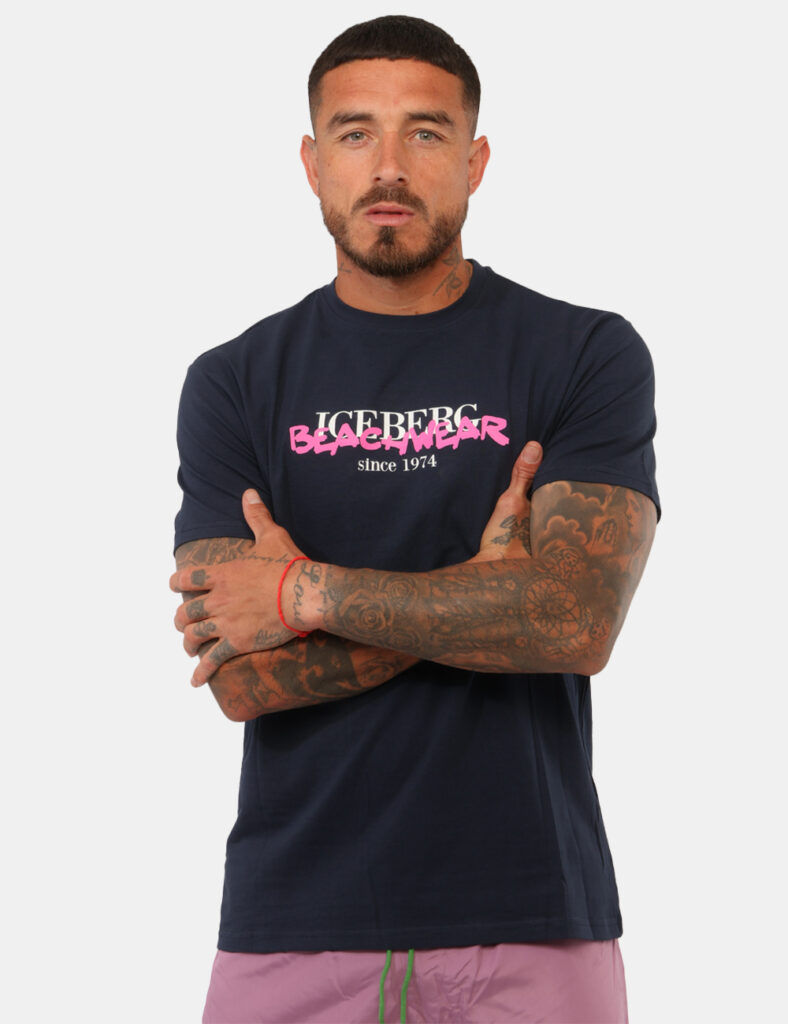 T-shirt Iceberg Blu