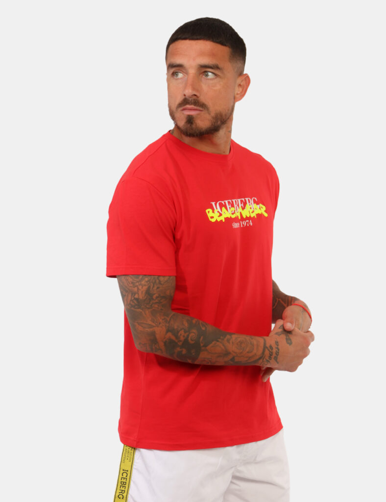 T-shirt Iceberg Rosso