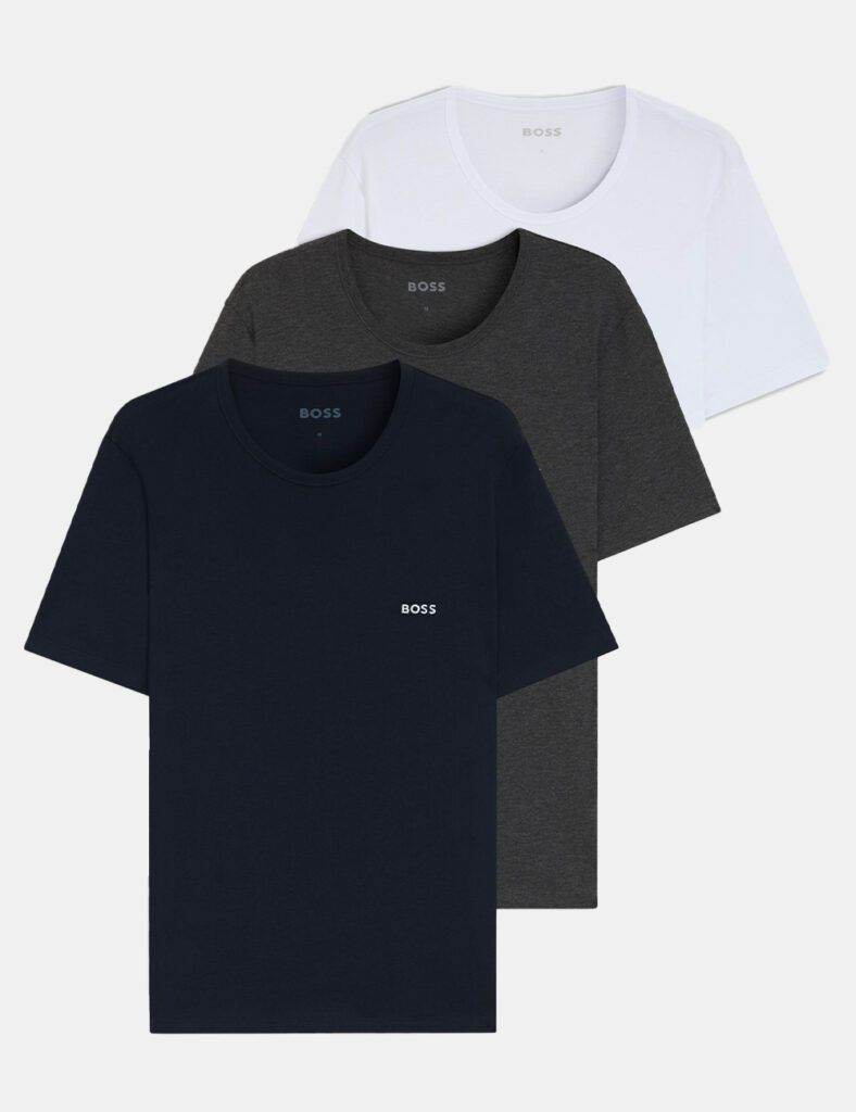 Pack 3 T-shirt Boss Blu