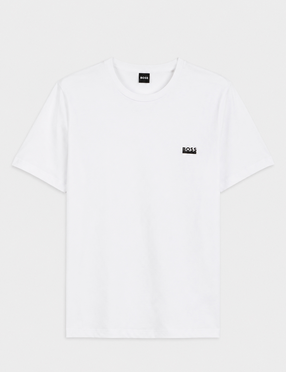 50531401-T-SHIRTRN-365-OB_WHITE_PE26_1 T-shirt Boss Bianca - T-shirt BOSS Bianca da uomo Pulita, versatile e sempre attuale: la T-shirt BOSS Bianca da uomo è il ca