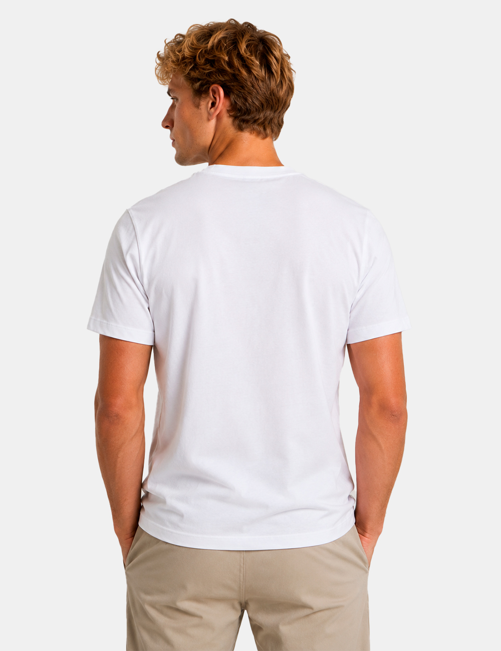 50531401-T-SHIRTRN-365-OB_WHITE_PE26_2 T-shirt Boss Bianca - T-shirt BOSS Bianca da uomo Pulita, versatile e sempre attuale: la T-shirt BOSS Bianca da uomo è il ca