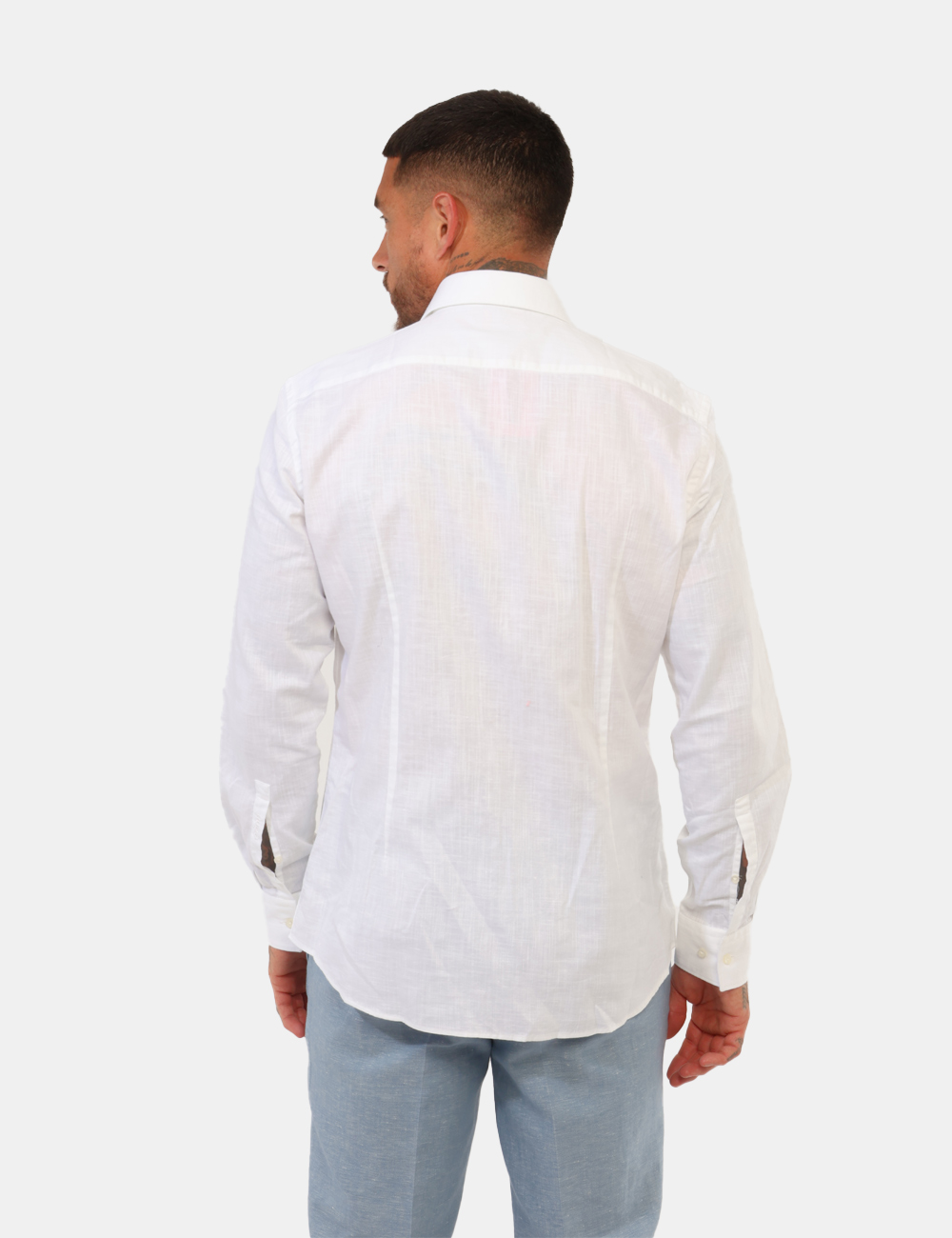 50539775-KASON-OB_OPEN-WHITE_PE26_2 Camicia Hugo Bianca - Camicia HUGO Bianca da uomo Leggera, elegante e perfetta per la stagione più calda: la Camicia HUGO Bi