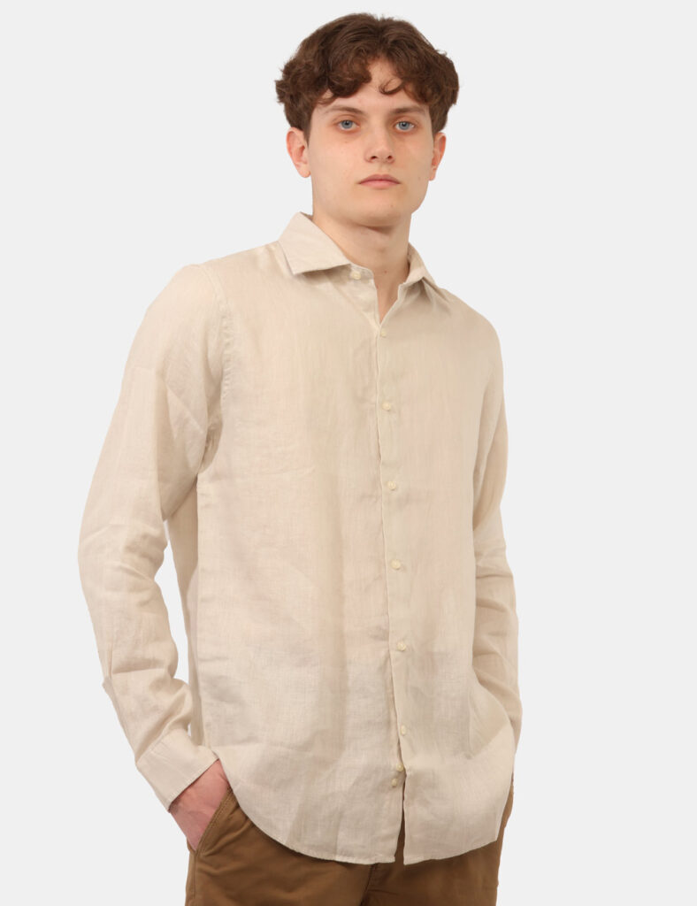 Camicia Prj22. Beige