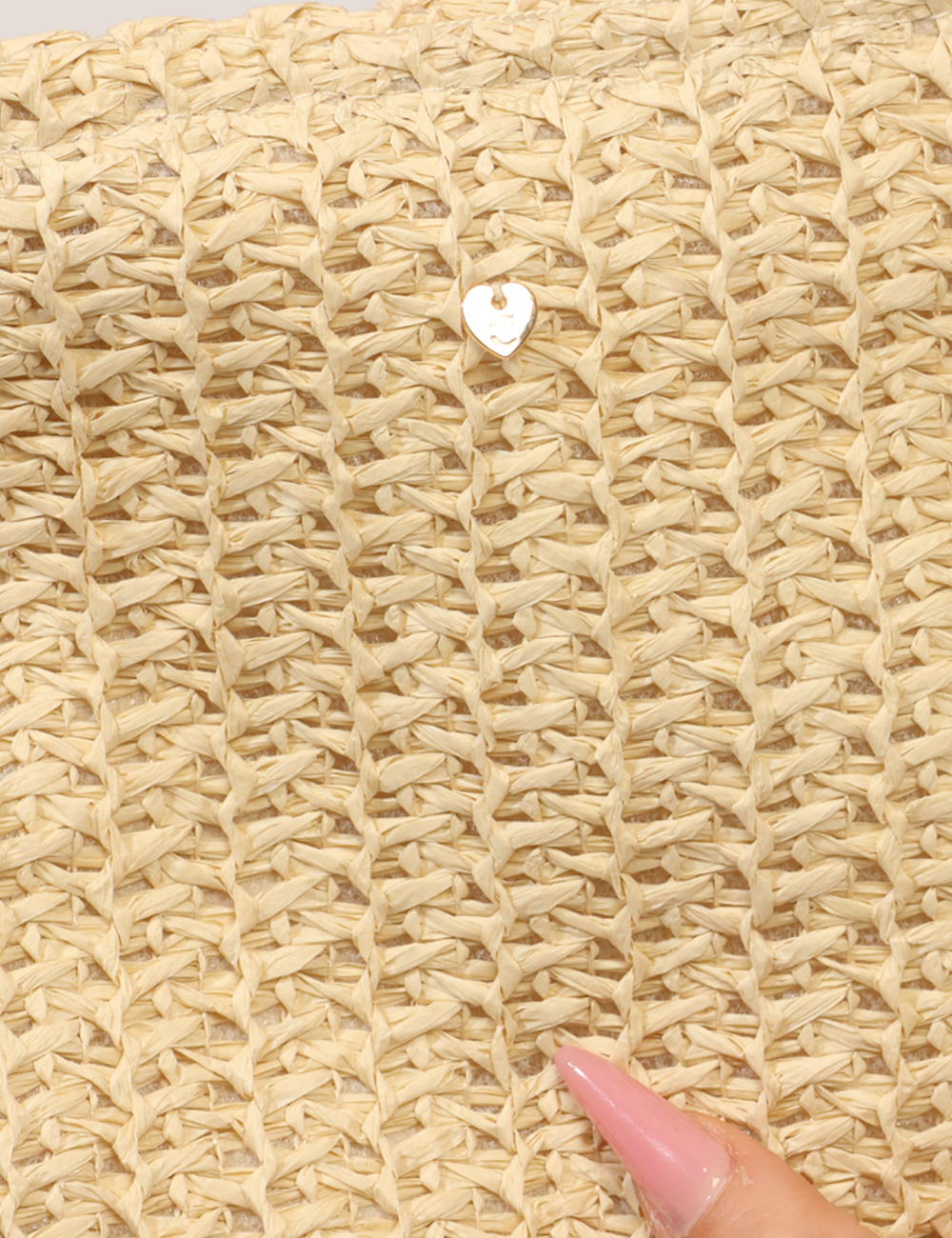 BP0352SP-OB_NATURAL_PE26_6 Pochette Concept83 Beige - Pochette CONCEPT83 beige da donna con polsiera strass La Pochette CONCEPT83 Beige è l'accessorio