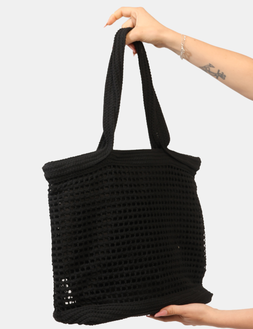 BP0374SP-OB_BLACK_PE26_3 Borsa Concept83 Nero - Borsa CONCEPT83 nera da donna traforata e capiente La Borsa CONCEPT83 Nera è l'accessorio perfetto pe