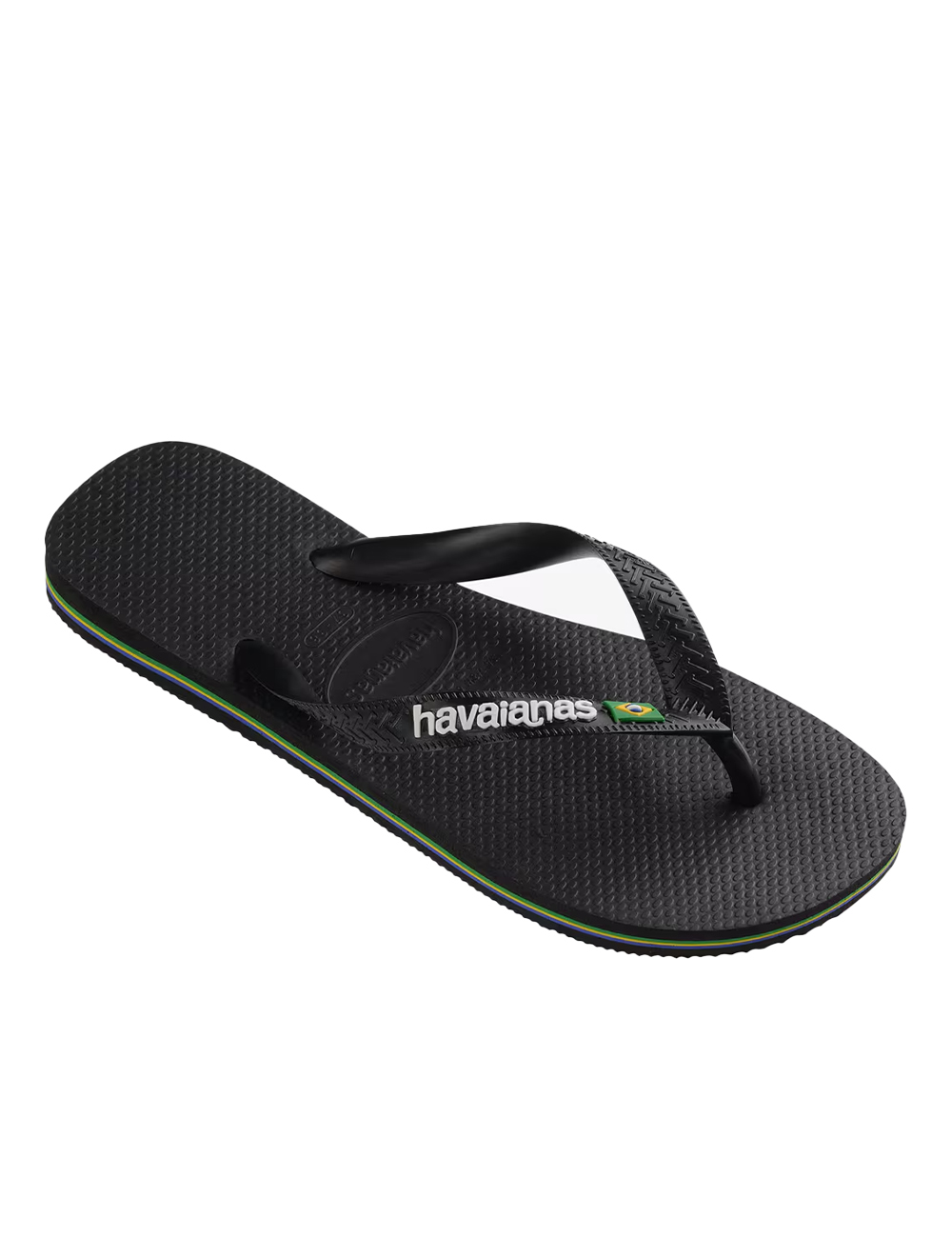 BRASIL-LOGO_BLACKBLACK_PE26_1 Infradito Havaianas Nero - Infradito Havaianas Nero da Uomo Essenziali, versatili e perfette per la bella stagione, le infra