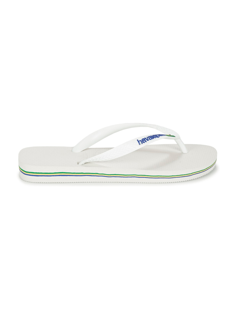 BRASIL-LOGO_WHITE_PE26_3 Infradito Havaianas Bianco - Infradito Havaianas Bianche da Uomo Essenziali, versatili e perfette per la stagione calda, le