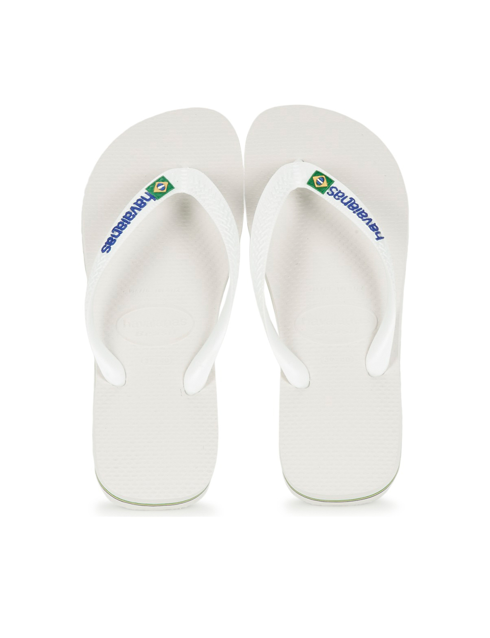BRASIL-LOGO_WHITE_PE26_4 Infradito Havaianas Bianco - Infradito Havaianas Bianche da Uomo Essenziali, versatili e perfette per la stagione calda, le