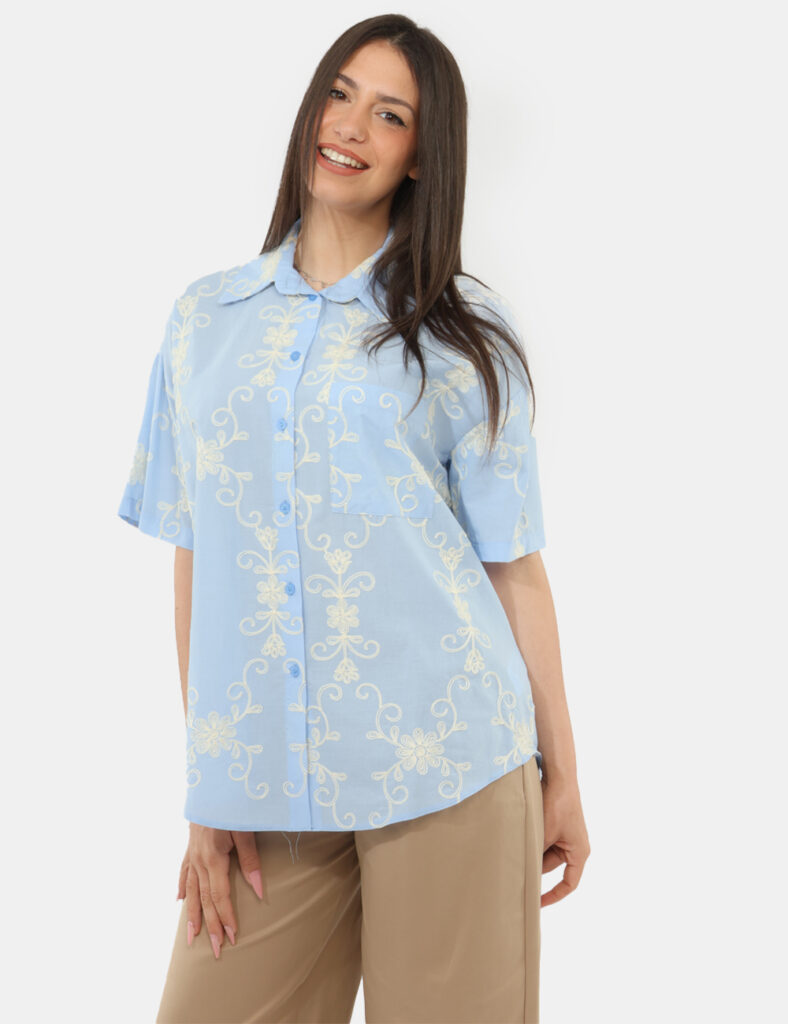 Camicia Rue De Clerie Azzurra