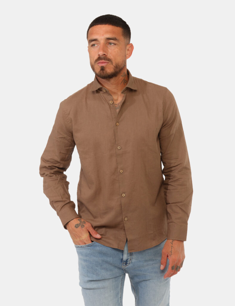 Camicia Hamaki-Ho Marrone