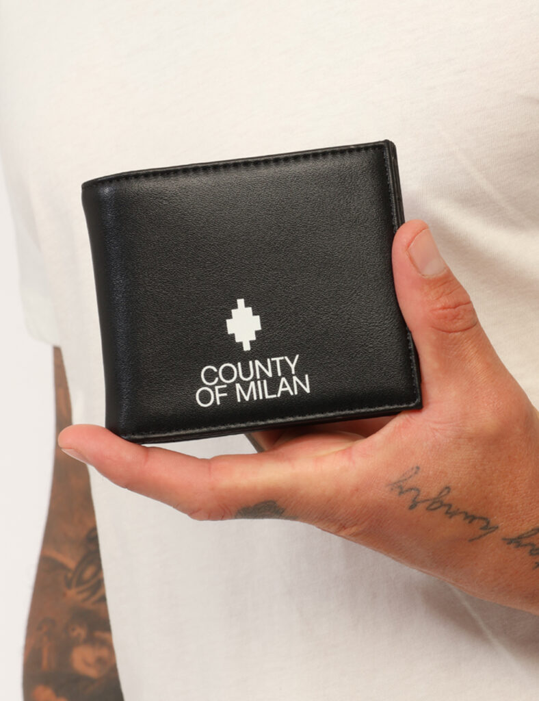 Accessori da uomo firmati - Portafoglio Marcelo Burlon County Of Milan Nero