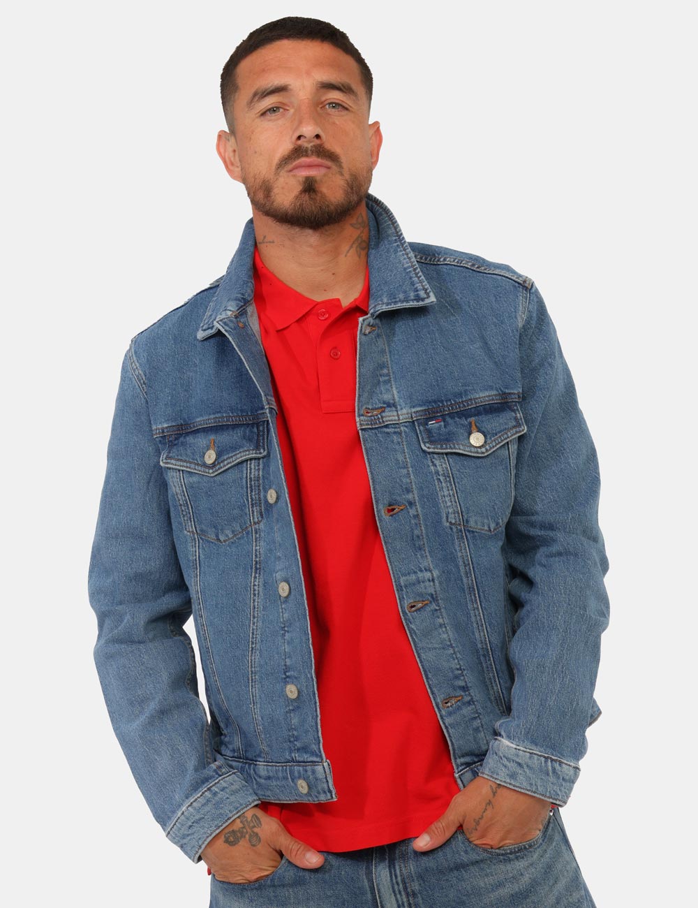 DM0DM22635-OB_1A5_PE26_1 Giacca Tommy Hilfiger Blu - Giacca TOMMY HILFIGER Blu da Uomo La Giacca TOMMY HILFIGER Blu è il capo ideale per chi cerca un