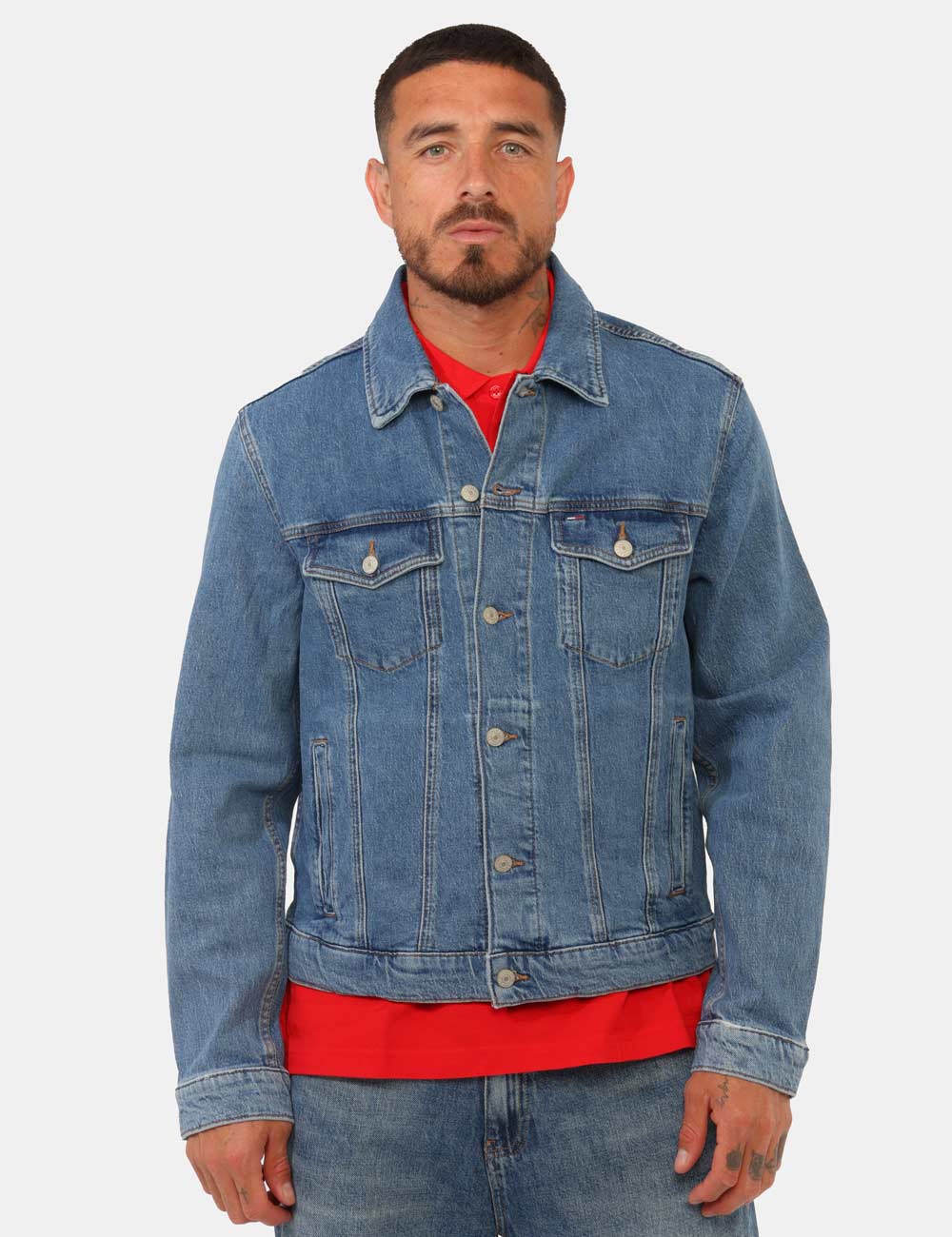 DM0DM22635-OB_1A5_PE26_7 Giacca Tommy Hilfiger Blu - Giacca TOMMY HILFIGER Blu da Uomo La Giacca TOMMY HILFIGER Blu è il capo ideale per chi cerca un