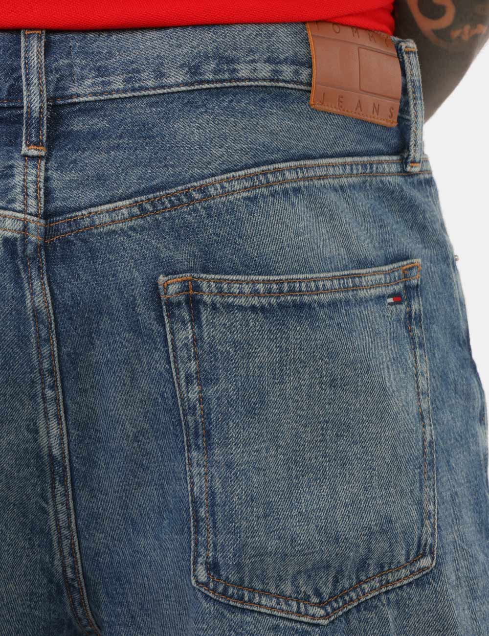 DM0DM22991-OB_1BK_PE26_3 Bermuda Tommy Hilfiger Blu - Bermuda TOMMY HILFIGER Blu da Uomo con Bandiera Stampata sulla Tasca Il Bermuda TOMMY HILFIGER
